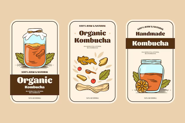 Kombucha-Label